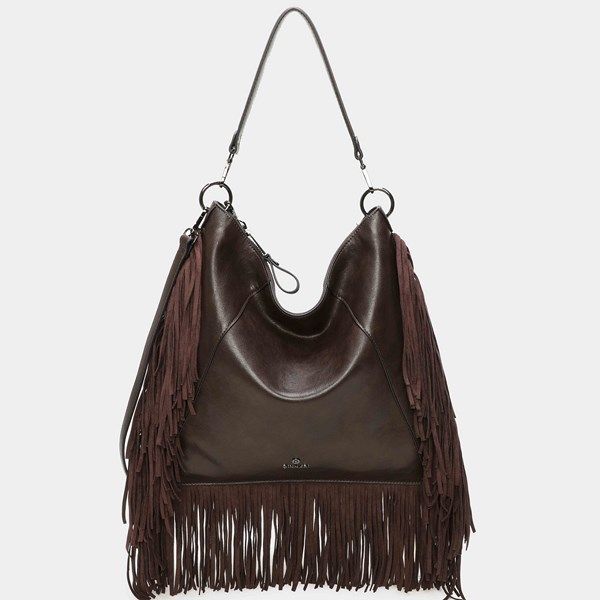 Bolso de hombro BINNARI Kate color moka - Imagen 2