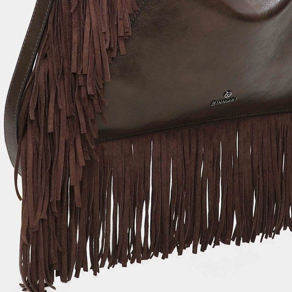 Bolso de hombro BINNARI Kate color moka - Imagen 6