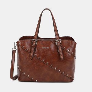 Bolso de mano BINNARI Freeda color cuero