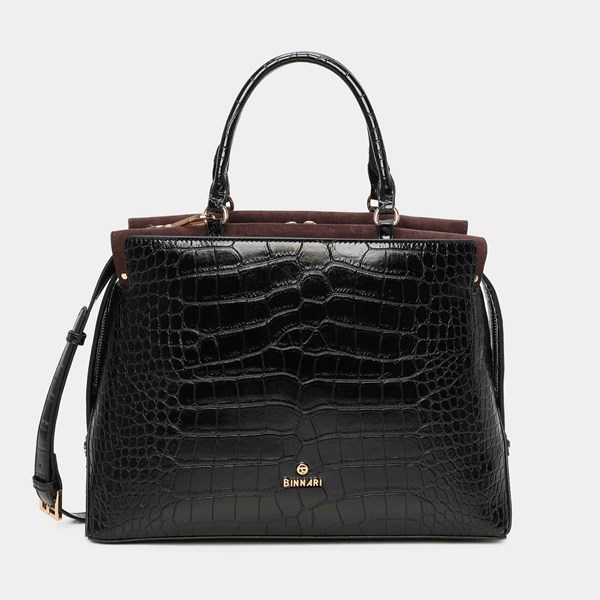 Bolso de mano BINNARI Mandy color negro - Imagen 2