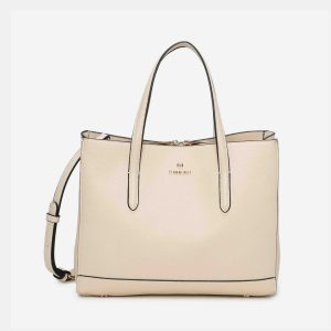 Bolso de mano Binnari Pina color hielo