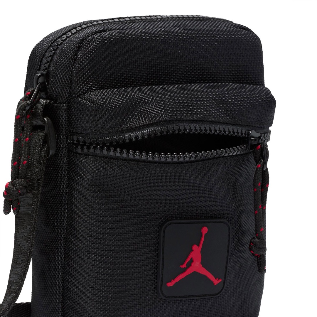 NIKE – Bolso Bandolera Jordan Rise Festival 1L Negro Unisex MA0892-023 - Imagen 9