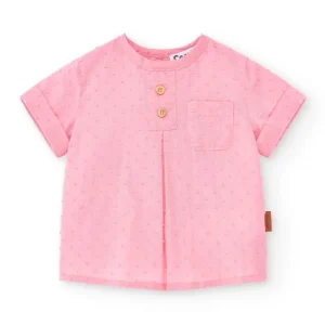 Camisa de bebé rosa Cocote & Charanga
