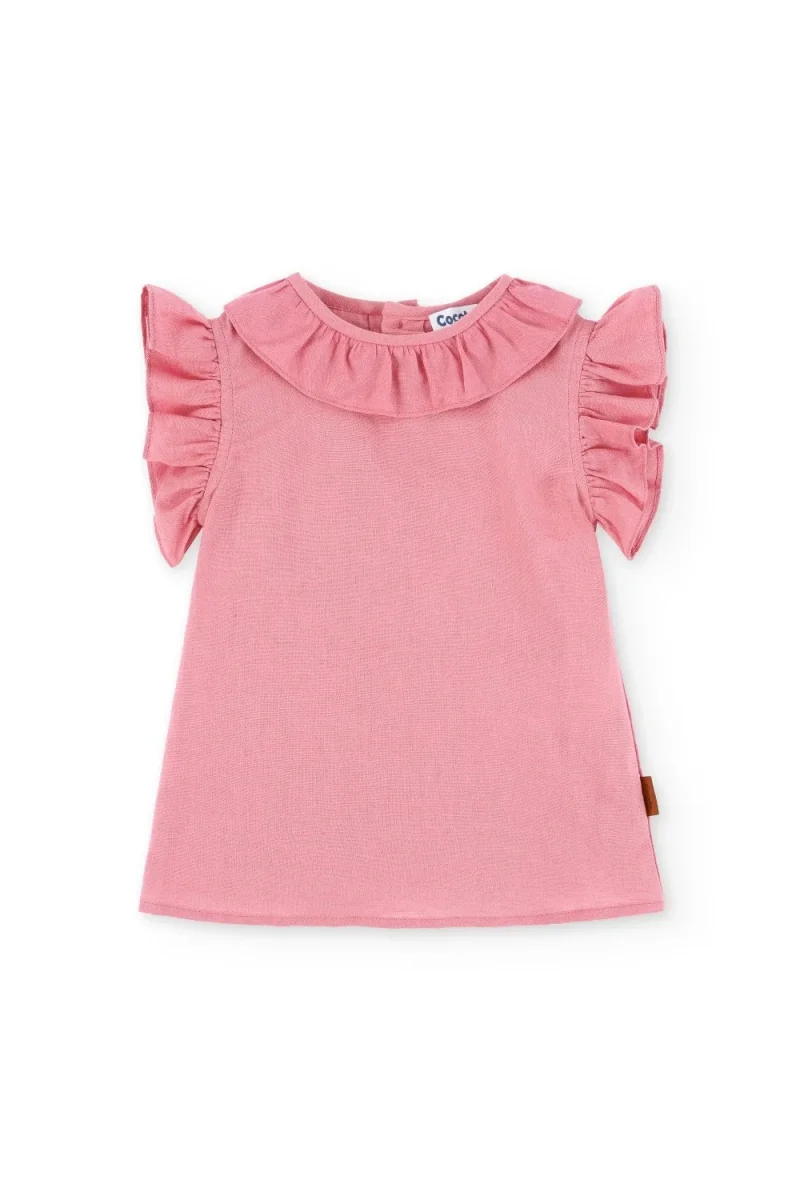 Blusa de niña rosa Cocote & Charanga