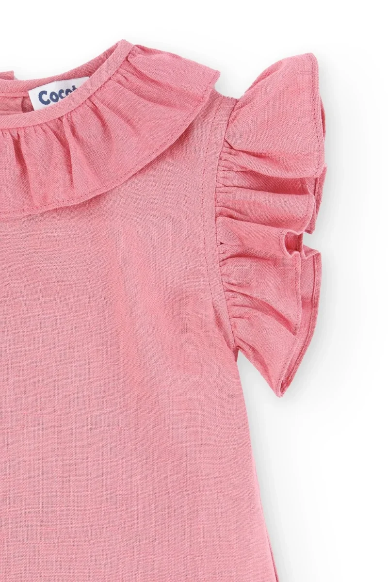 Blusa de niña rosa Cocote & Charanga - Imagen 3