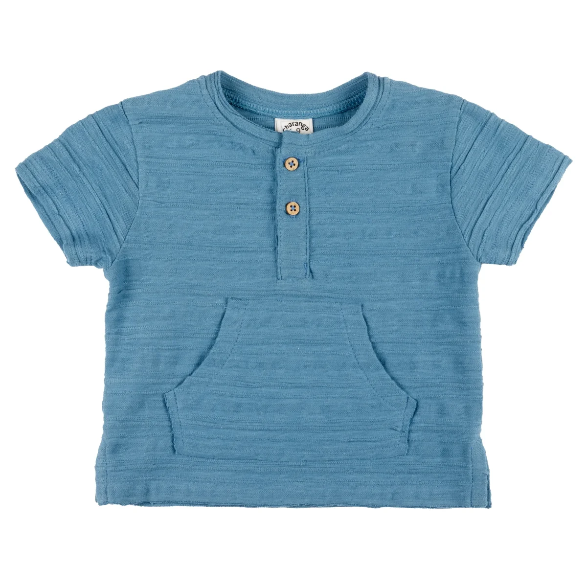 Camiseta de bebé azul - Imagen 3