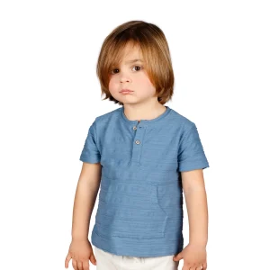 Camiseta de bebé azul