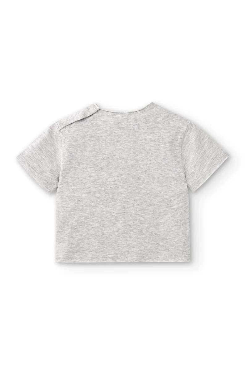 Camiseta bebé niño gris - Imagen 6