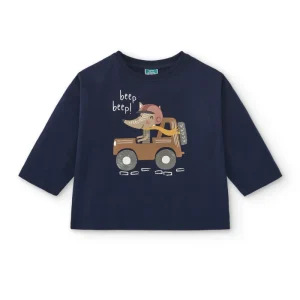 Camiseta de bebé niño marino dibujo