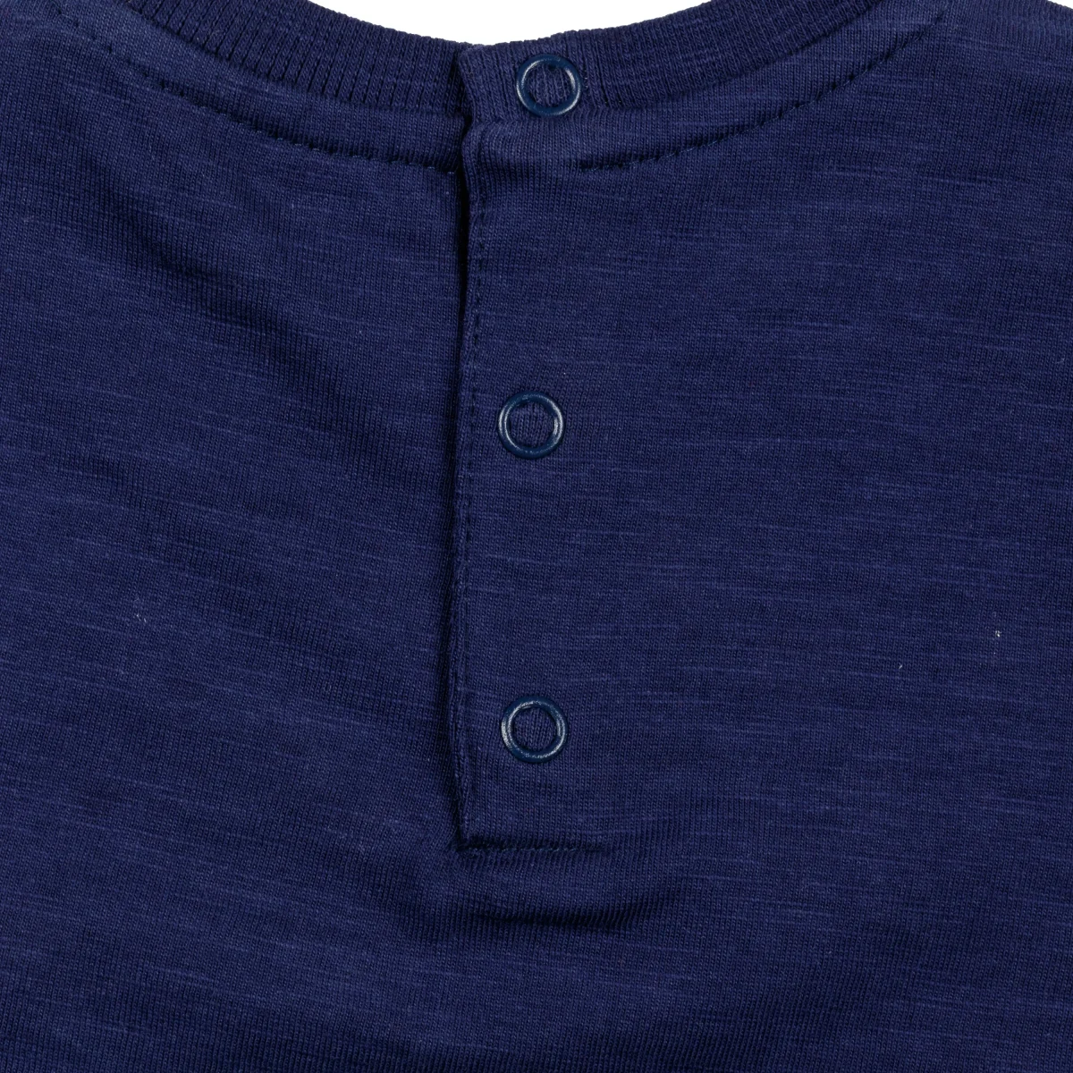 Camiseta de bebé marino estampado basket - Imagen 6