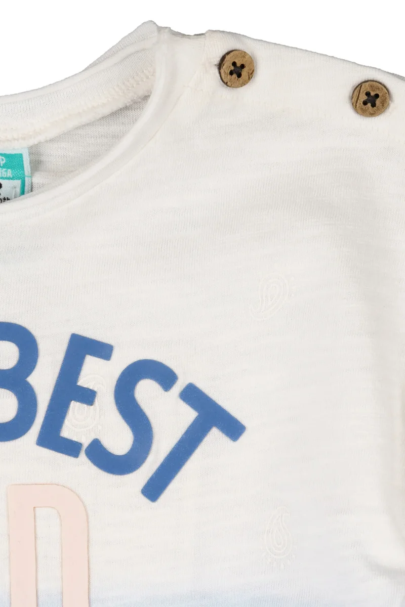 Camiseta manga larga bebé niño “The Best Kid Ever” - Imagen 5
