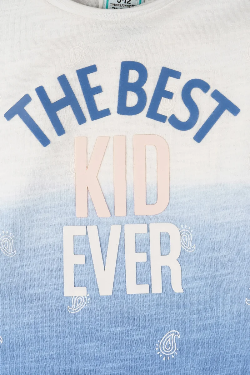 Camiseta manga larga bebé niño “The Best Kid Ever” - Imagen 6