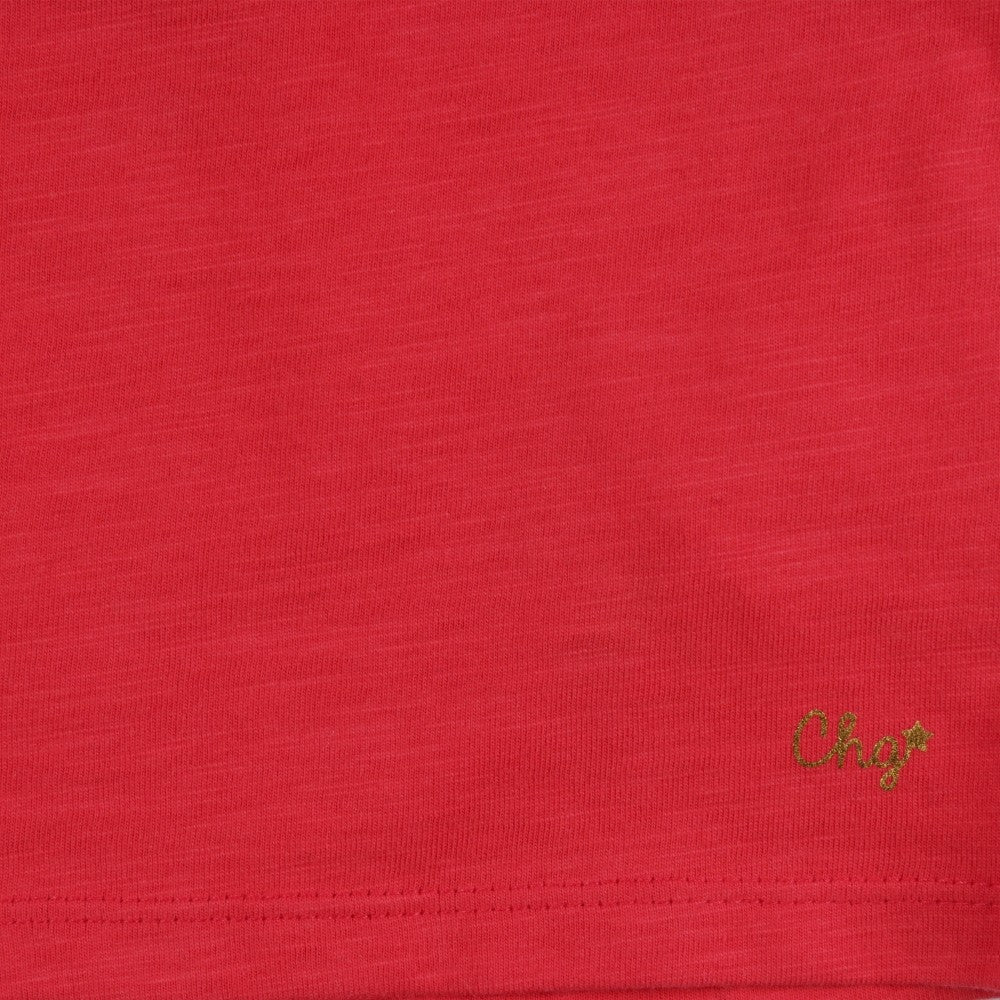 Camiseta de bebé niña color rojo - Imagen 4