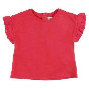 Camiseta de bebé niña color rojo
