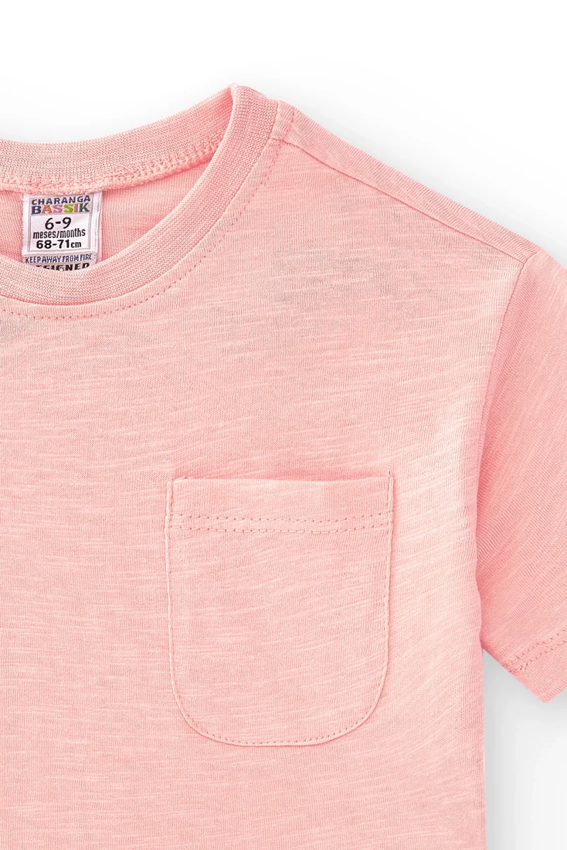 Camiseta de bebé rosa unisex - Imagen 6
