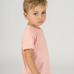 Camiseta de bebé rosa unisex