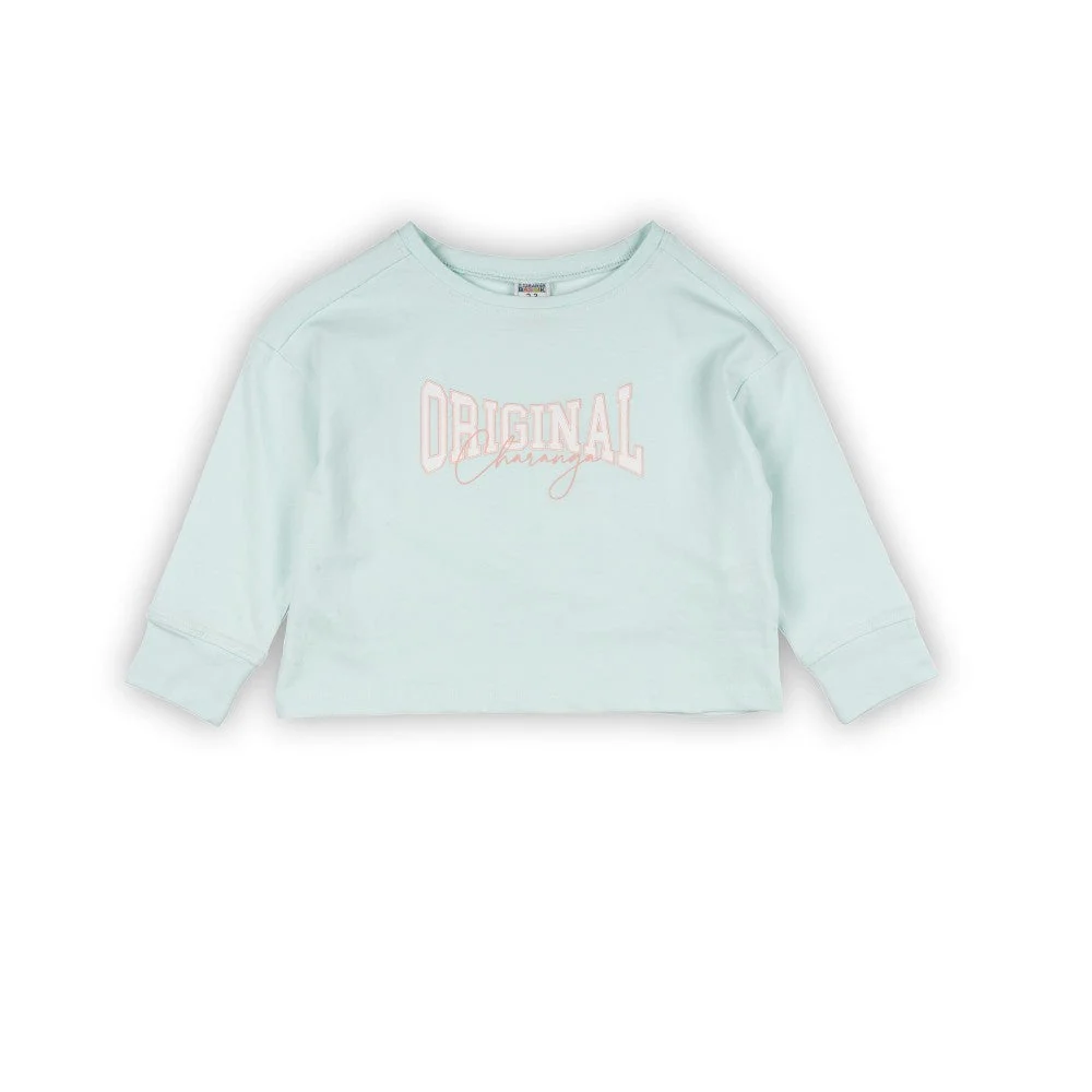 Camiseta niña aguamarina manga larga - Imagen 3