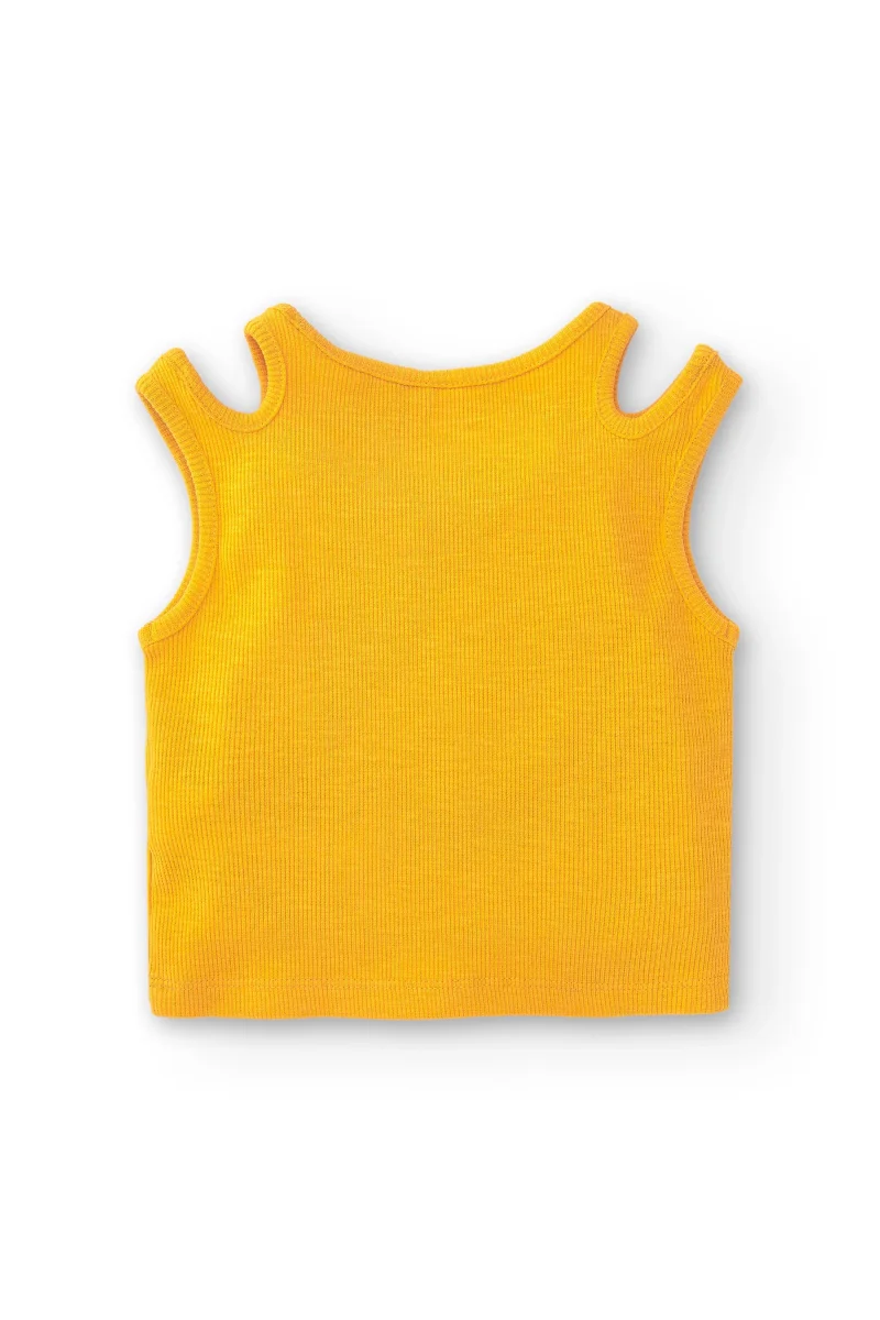 Camiseta de niña amarillo - Imagen 3
