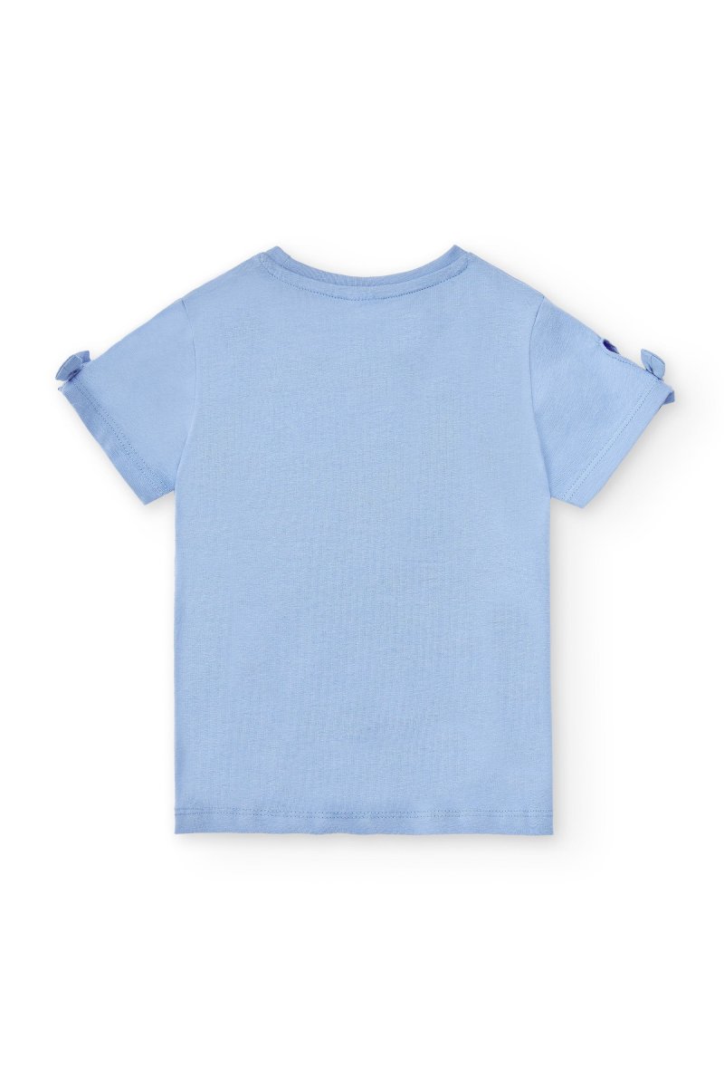 Camiseta de niña azulón - Imagen 4