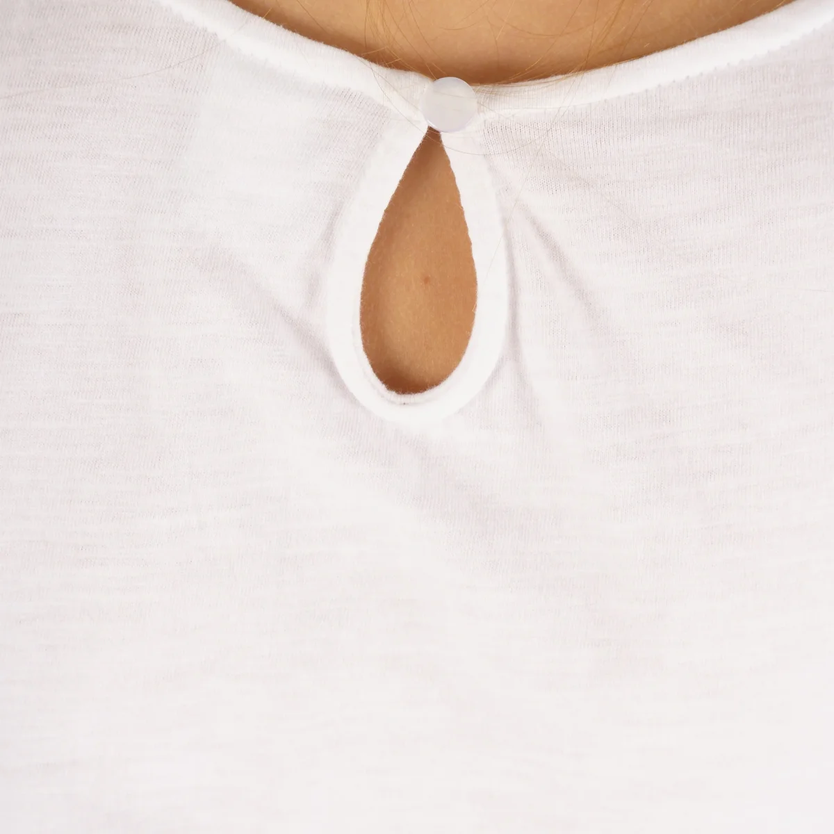 Camiseta niña blanca con volantes - Imagen 8