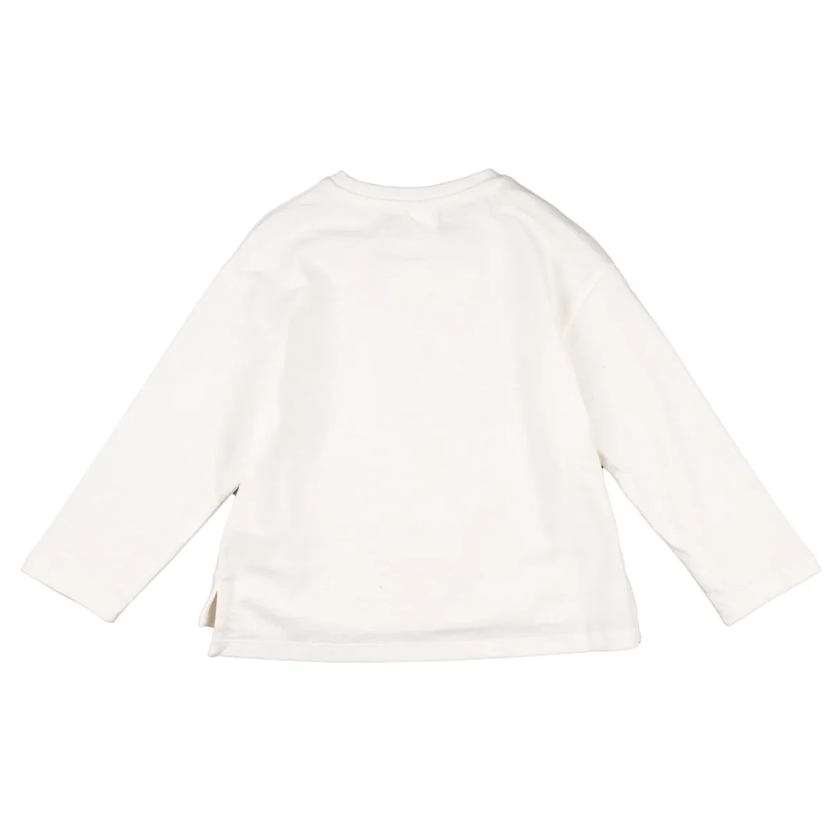 Camiseta manga larga de niña color crudo - Imagen 4