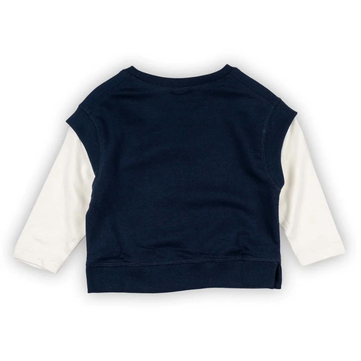 Camiseta manga larga de niña color marino - Imagen 4