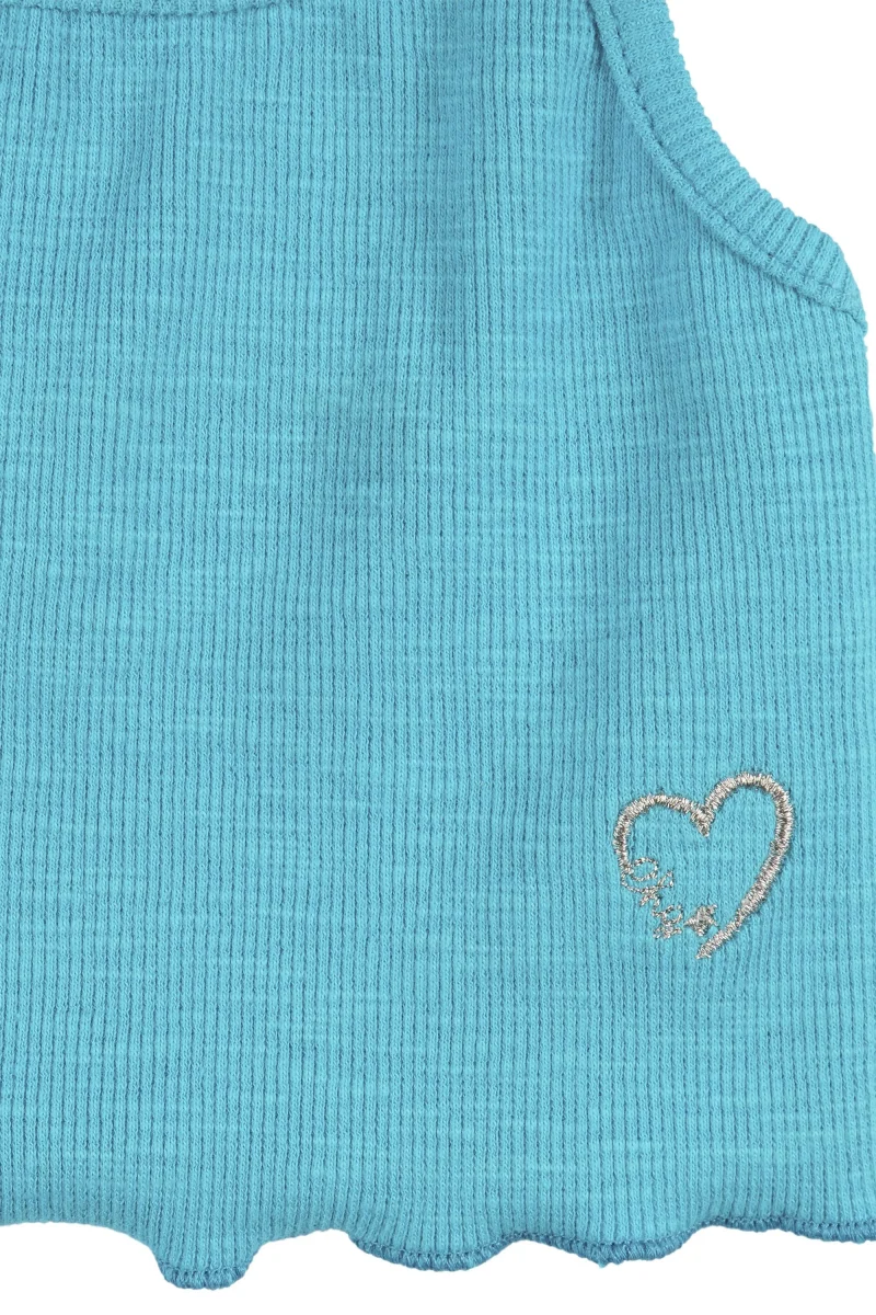 Camiseta de niña turquesa - Imagen 4