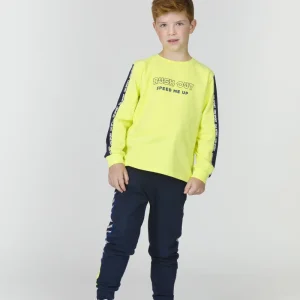 Camiseta de niño amarillo Rush out