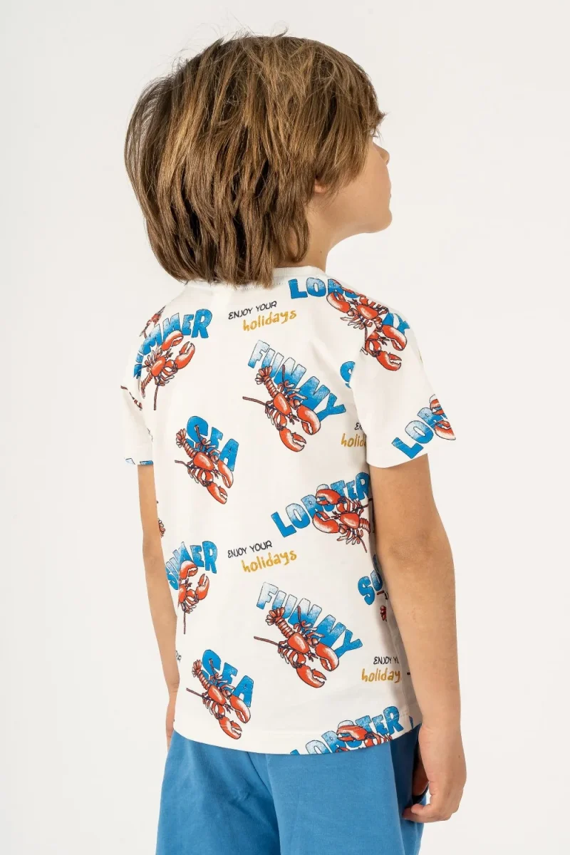 Camiseta niño langostas verano - Imagen 4