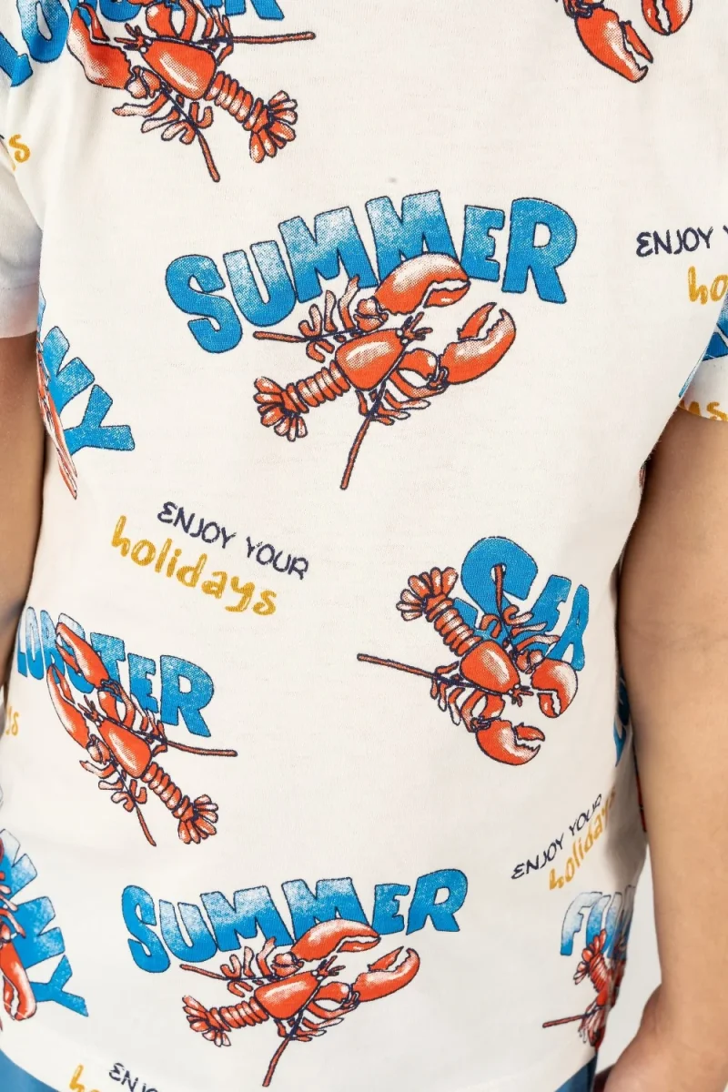 Camiseta niño langostas verano - Imagen 5