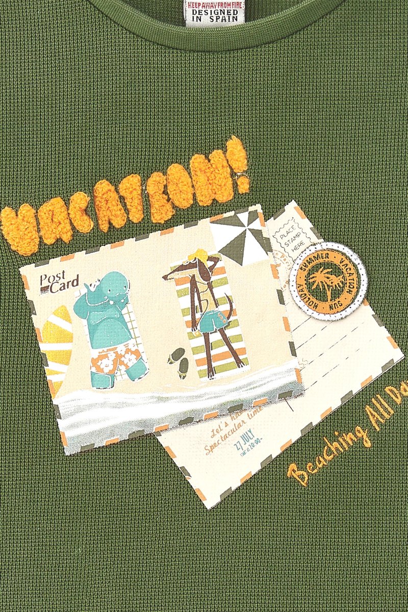 Camiseta de niño kaki - Imagen 5
