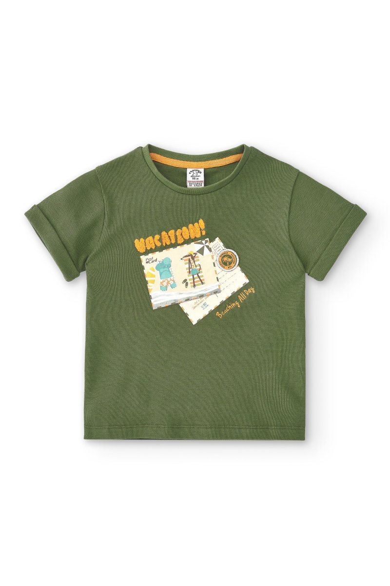 Camiseta de niño kaki - Imagen 3