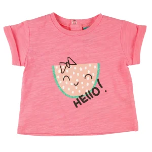 Camiseta de recién nacido rosa