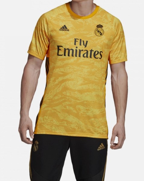 ADIDAS – Camiseta Real Madrid Portero Hombre Oro XL Primera Equipación - Imagen 4