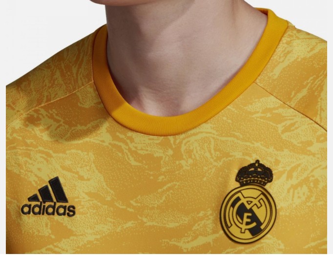 ADIDAS – Camiseta Real Madrid Portero Hombre Oro XL Primera Equipación - Imagen 5