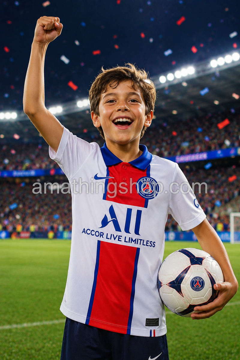 NIKE – Camiseta Niño Paris Saint-Germain Blanco 2020/2021 🔥 Camiseta Nike PSG Niño 2020/21 2ª Equipación Blanca CD4507-101 Oferta ⚽ - Imagen 8