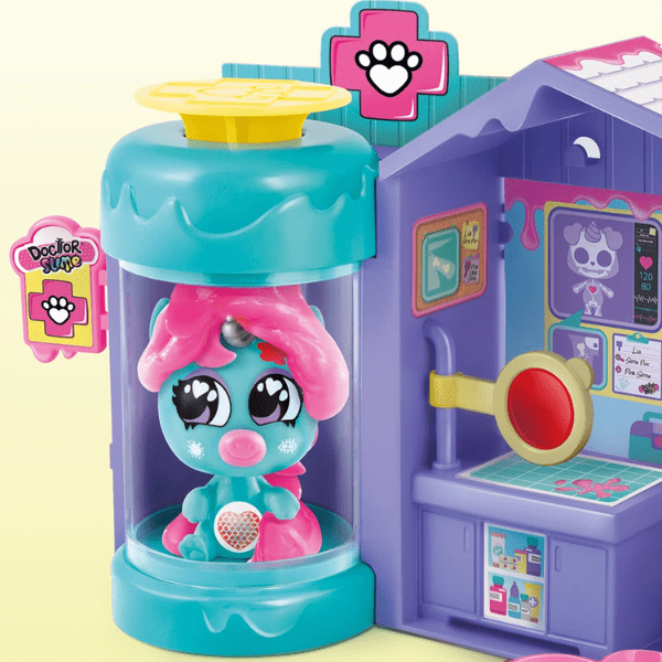 CANAL TOYS – Juego Veterinario con Mascota que Cambia de Color y Slime Antibacterial – Set de Juguete Multicolor 37x31x11 cm - Imagen 5