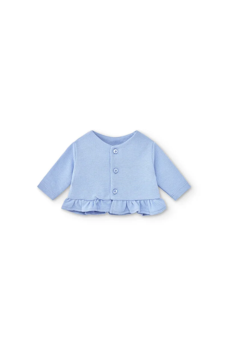Rebeca de bebé niña azul pastel - Imagen 3