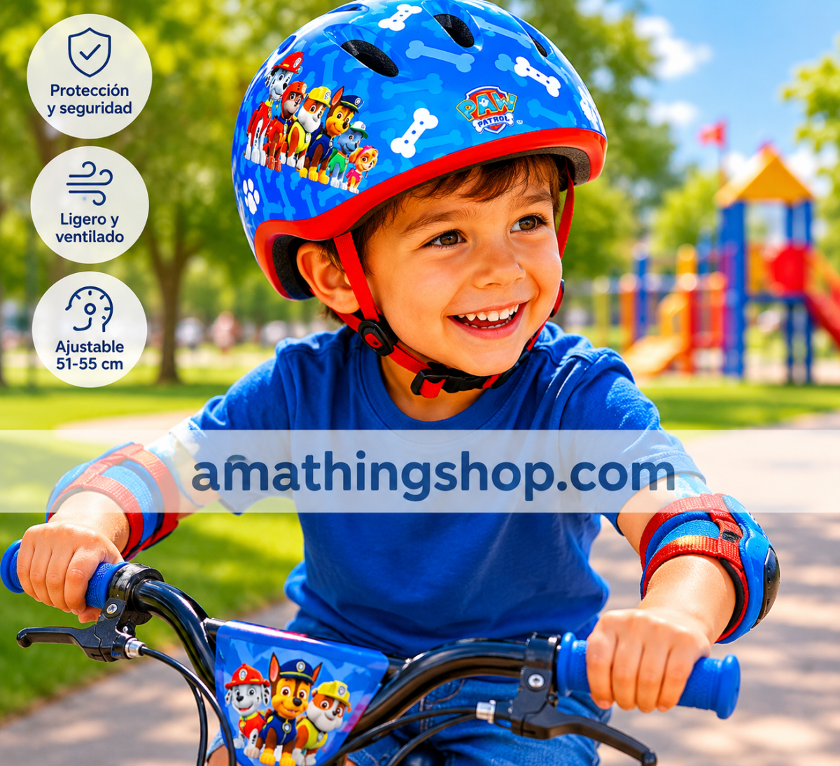 Nickelodeon – Casco Infantil Paw Patrol Bicicleta Patinete Ajustable 51-55cm - Imagen 6