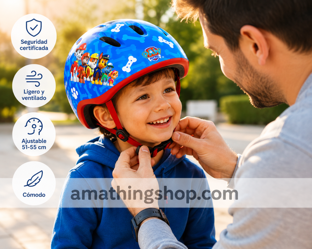 Nickelodeon – Casco Infantil Paw Patrol Bicicleta Patinete Ajustable 51-55cm - Imagen 7