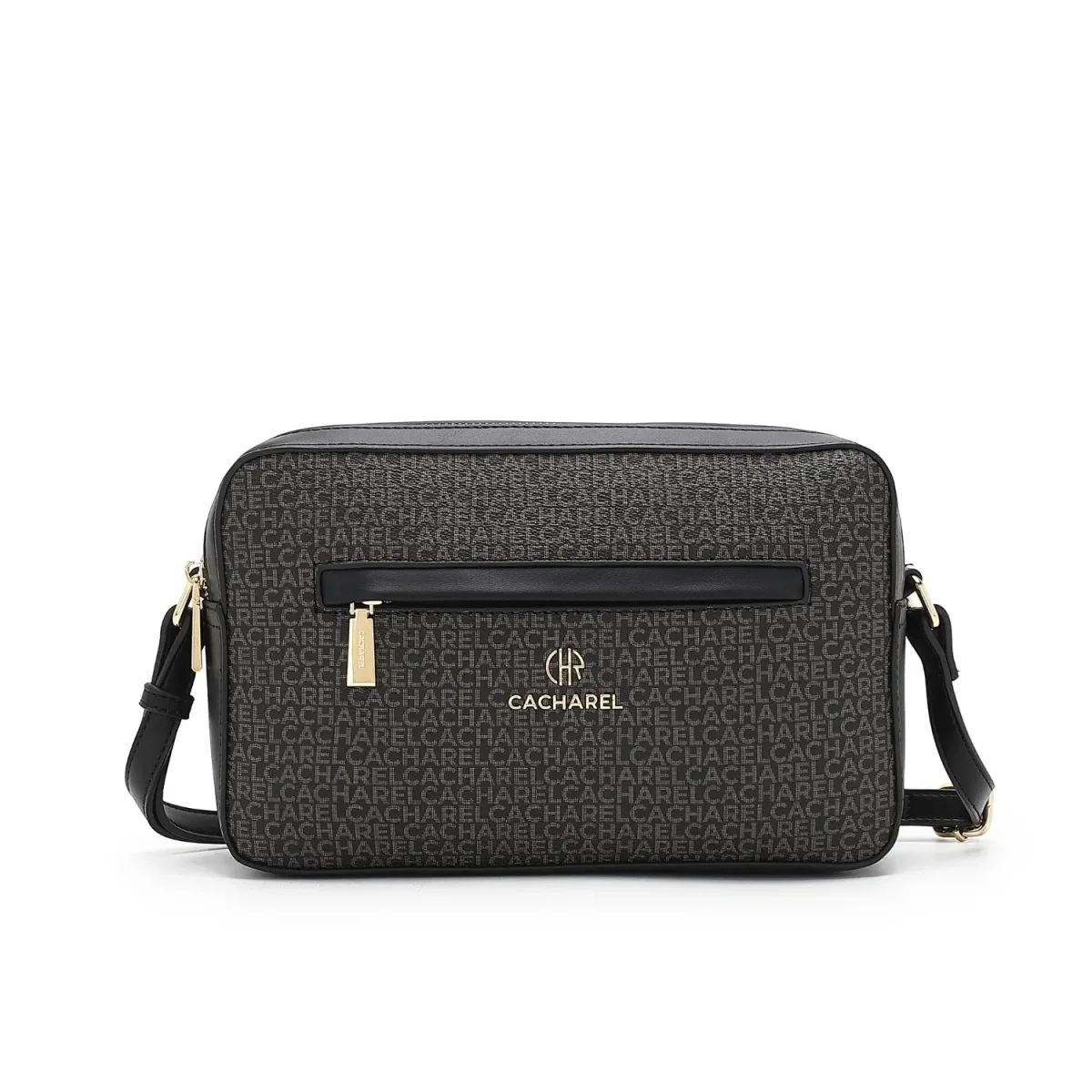 Bolso bandolera Print CACHAREL · Doble compartimento con cremallera - Imagen 3