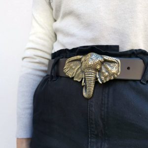 Cinturón Elefante oro viejo