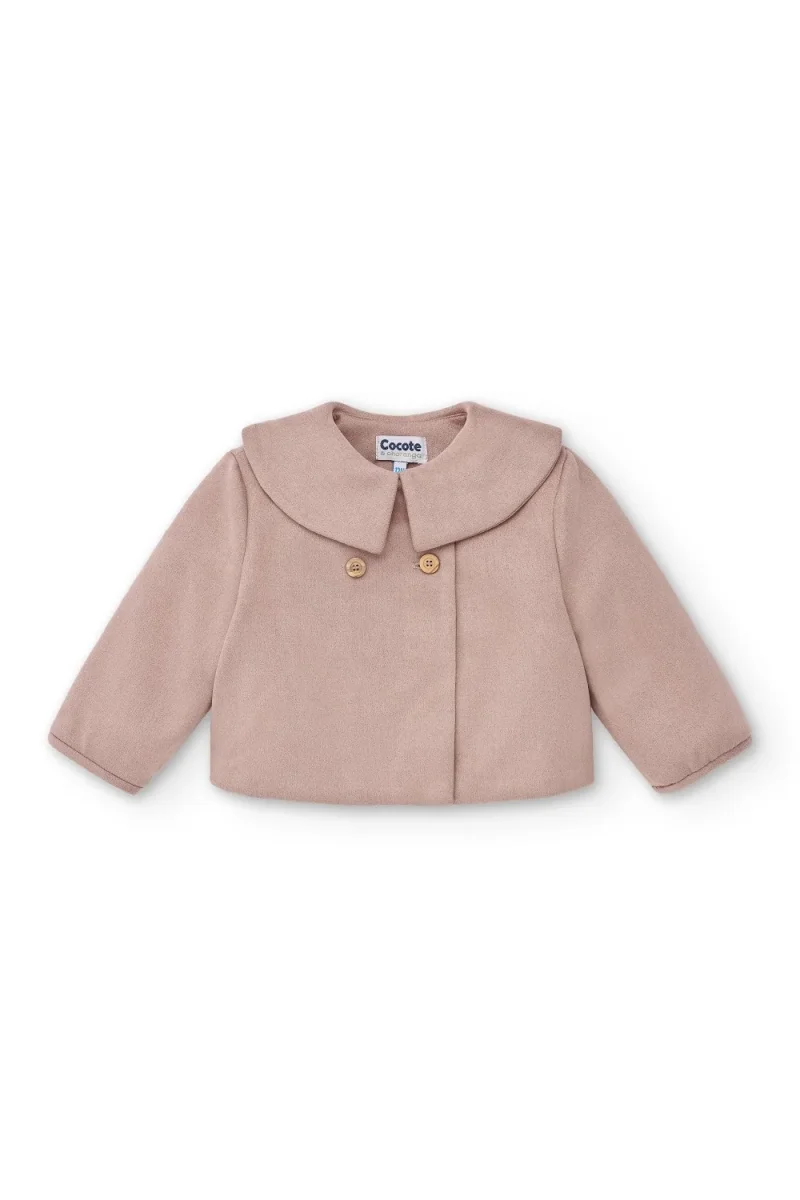 Chaqueta de bebé rosa Cocote & Charanga