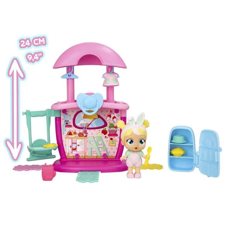 CRY BABIES – Bebés Llorones Playtime La Cocina de Chloe con Muñeca Exclusiva y 14 Accesorios - Imagen 4