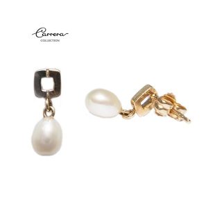 Pendientes Cuadrados Perla