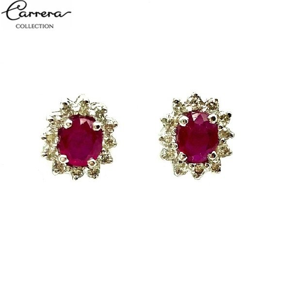Pendientes Reina Rubí - Imagen 2