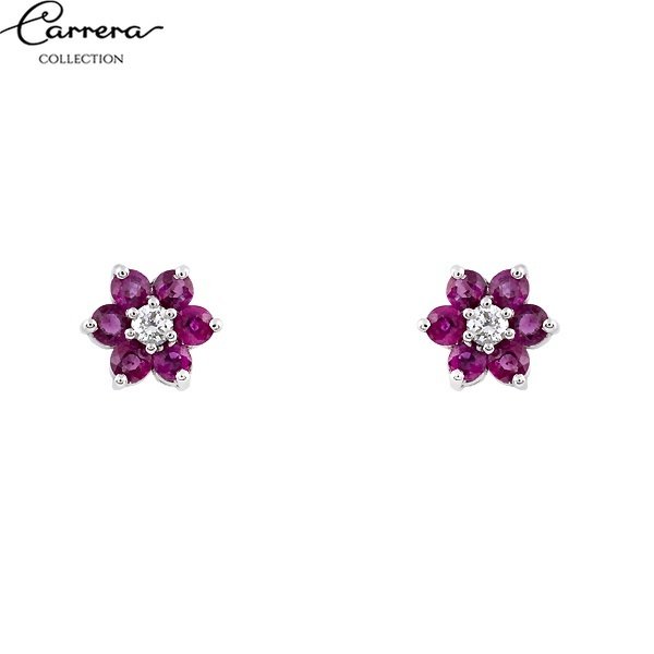 Pendientes Estrella Rubíes - Imagen 3