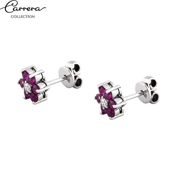 Pendientes Estrella Rubíes - Imagen 4