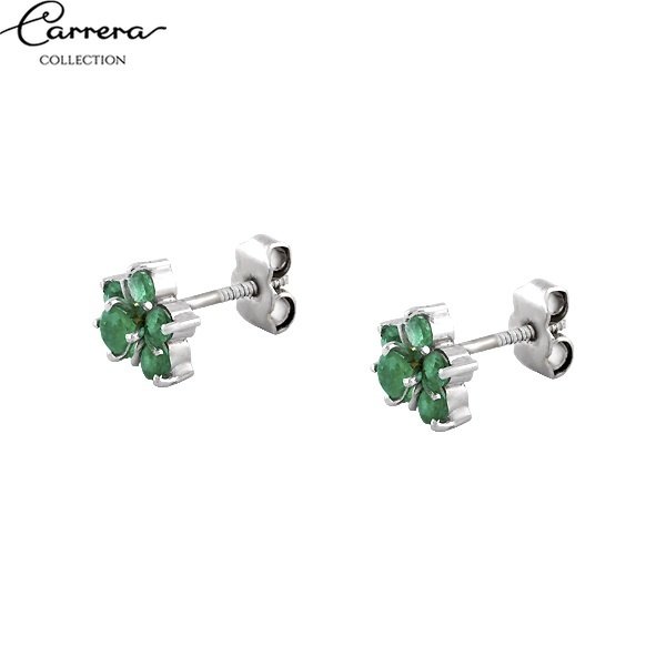 Pendientes Flor Esmeralda - Imagen 5