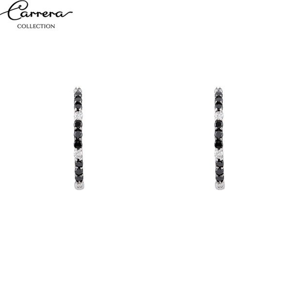 Pendientes Bicolor Diamantes - Imagen 5